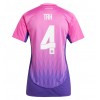Damen Fußballbekleidung Deutschland Jonathan Tah #4 Auswärtstrikot EM 2024 Kurzarm